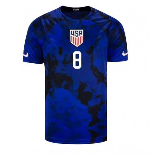 Maillot de foot États-Unis Weston McKennie #8 Extérieur Monde 2022 Manches Courte
